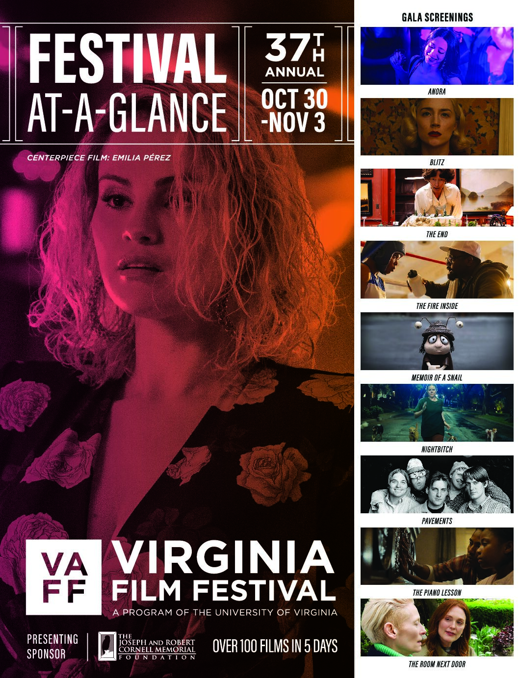 VAFF 2024 AT A GLANCE Guide