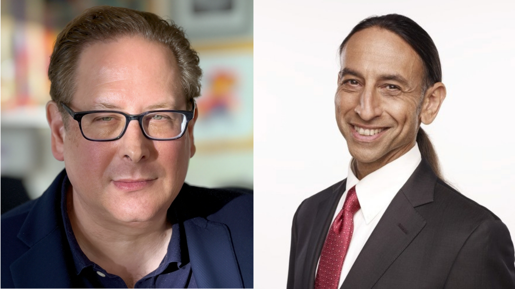 Professional Headshots of Bill Platt and Scot Safon.